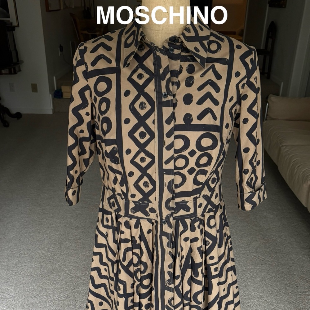 Vintage MOSCHINO Graphic Dress